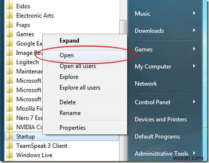 เพิ่มโปรแกรมไปยังโฟลเดอร์เริ่มต้นของ Windows 7 ได้อย่างง่ายดาย 