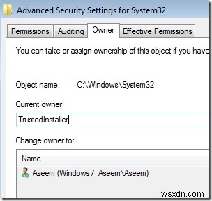 Windows 7/8/10 – วิธีการลบไฟล์ที่ป้องกันโดย TrustedInstaller 