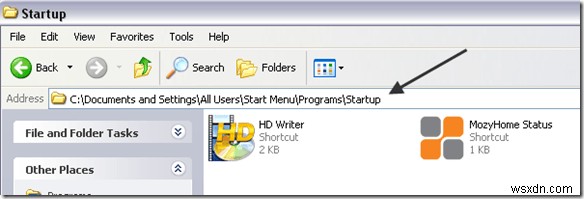 วิธีเพิ่มโปรแกรมเพื่อเริ่มต้นใน Windows XP 