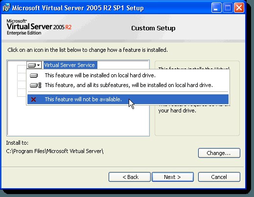 แนบไฟล์ VHD ใน Windows XP 