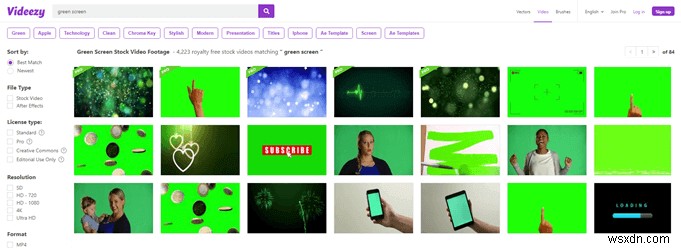 8 แหล่งข้อมูลออนไลน์ที่ดีที่สุดสำหรับเอฟเฟกต์พิเศษของ Green Screen