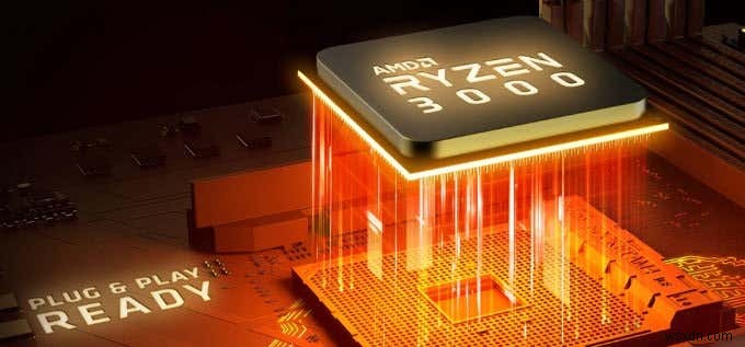 ความผอมของ AMD Ryzen 3000 