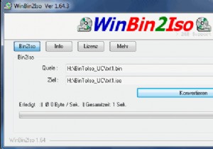 5 เครื่องมือในการแปลงไฟล์ BIN เป็นอิมเมจ ISO