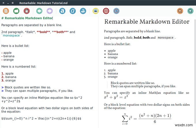 สุดยอดบรรณาธิการ Markdown:ทุกแพลตฟอร์มและออนไลน์ 