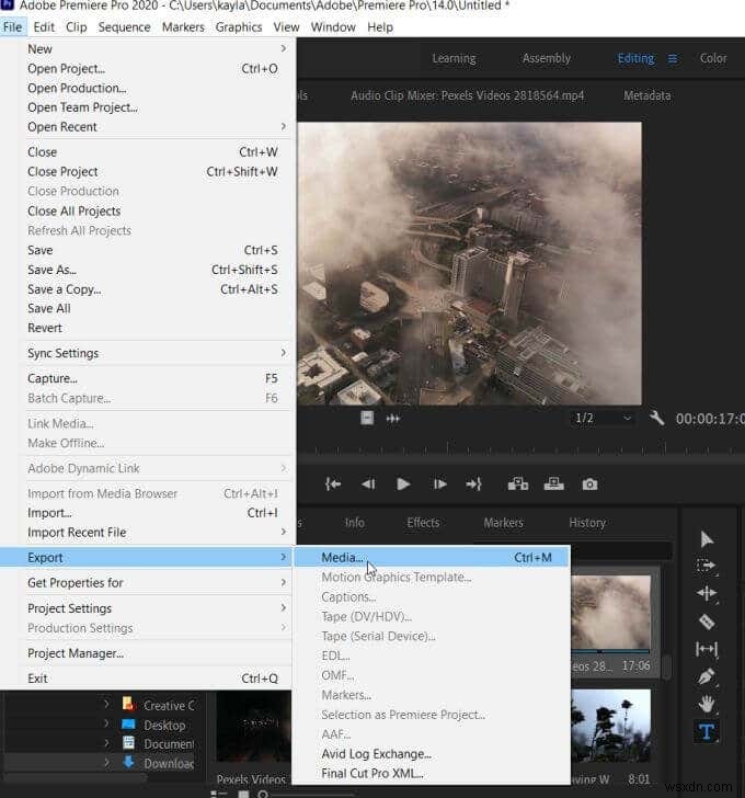 บทช่วยสอน Adobe Premiere สำหรับผู้เริ่มต้น 