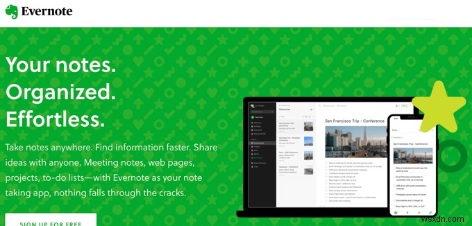 แอป Evernote สำหรับเดสก์ท็อป:คุณลักษณะทั้งหมดเพื่อการจดบันทึกที่สะดวก