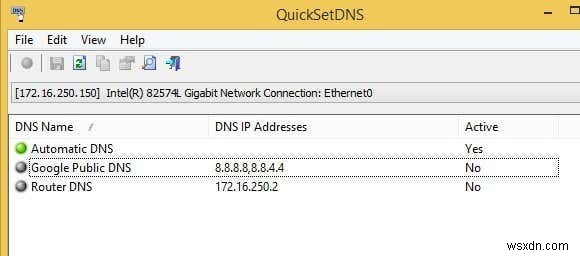 5 ยูทิลิตี้สำหรับเปลี่ยนเซิร์ฟเวอร์ DNS ใน Windows สอบทานแล้ว 