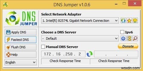5 ยูทิลิตี้สำหรับเปลี่ยนเซิร์ฟเวอร์ DNS ใน Windows สอบทานแล้ว 