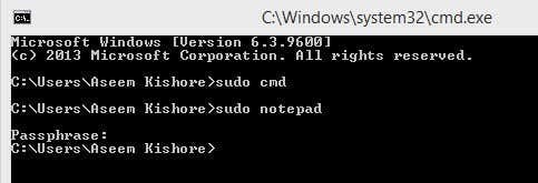 5 Windows ทางเลือกแทนคำสั่ง Linux sudo 