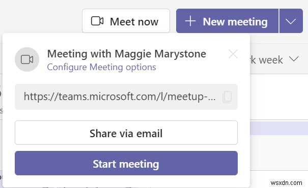 วิธีสร้างลิงก์การประชุม Microsoft Teams 