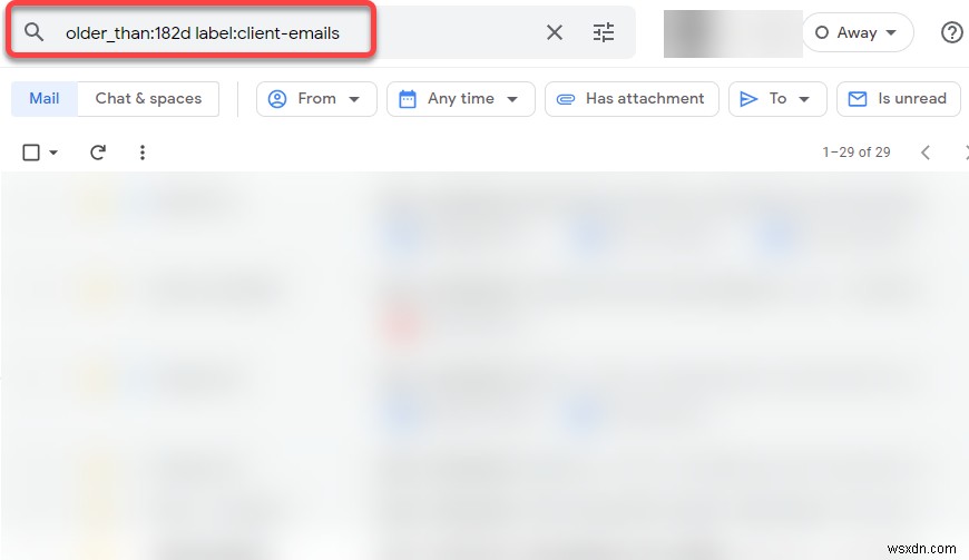 วิธีลบเฉพาะอีเมลเก่าใน Gmail 