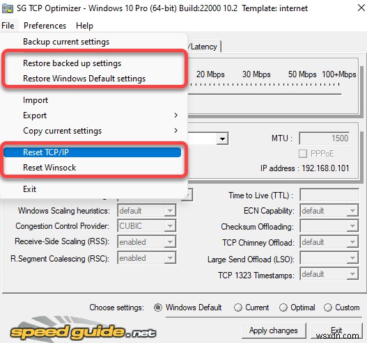 วิธีการปรับการตั้งค่า TCP/IP ให้เหมาะสมใน Windows 10