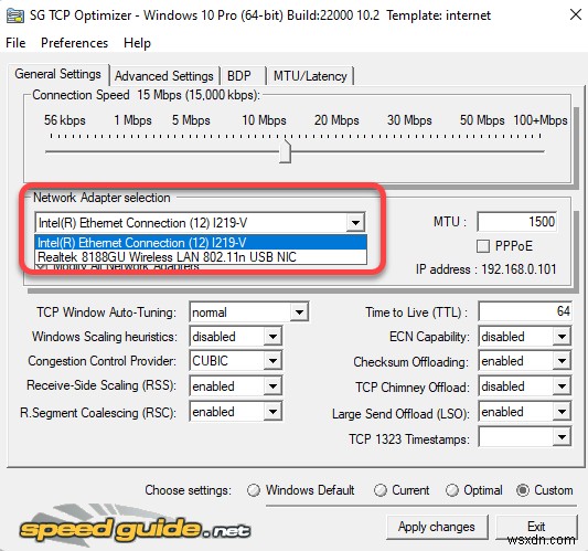 วิธีการปรับการตั้งค่า TCP/IP ให้เหมาะสมใน Windows 10