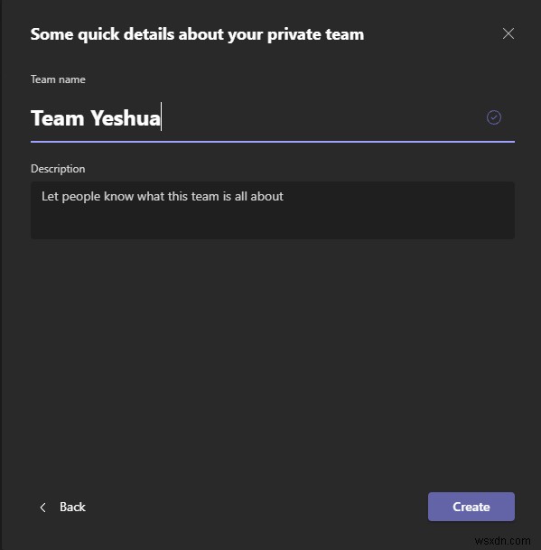 วิธีสร้างทีมใน Microsoft Teams 