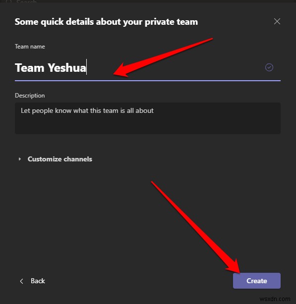 วิธีสร้างทีมใน Microsoft Teams 