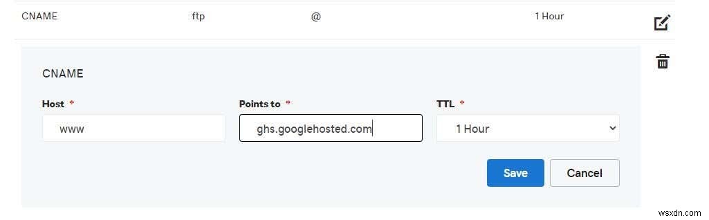 วิธีชี้โดเมนของคุณไปที่ Google Sites