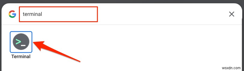 วิธีเปิด Linux Terminal บน Chromebook 