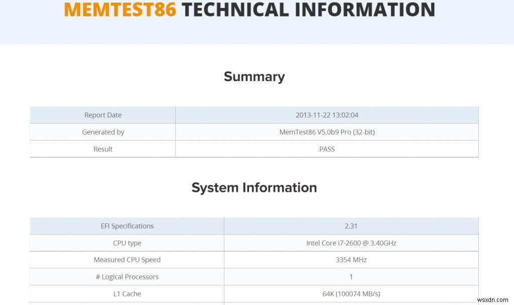 วิธีทดสอบหน่วยความจำไม่ดี (RAM) ใน Windows 