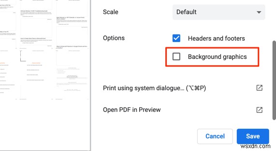 วิธีบันทึกเว็บเพจเป็น PDF บน Mac และ Windows 