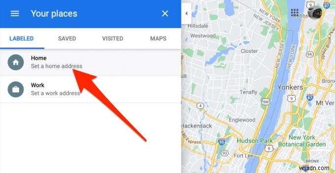 วิธีตั้งค่าที่อยู่บ้านของคุณใน Google Maps 