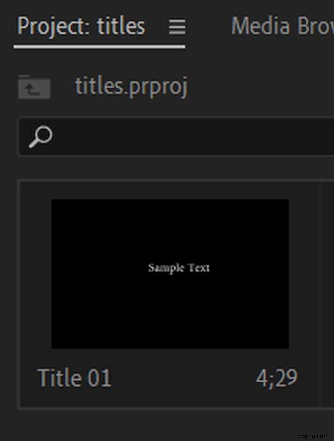 วิธีสร้างกราฟิกชื่อเรื่องใน Adobe Premiere Pro 