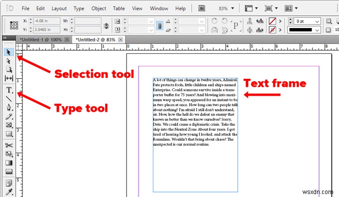 วิธีเชื่อมโยงกล่องข้อความใน Adobe InDesign 