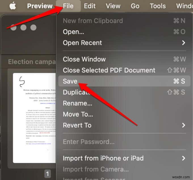 วิธีเขียนหรือวาดในไฟล์ PDF ใน Mac และ Windows 