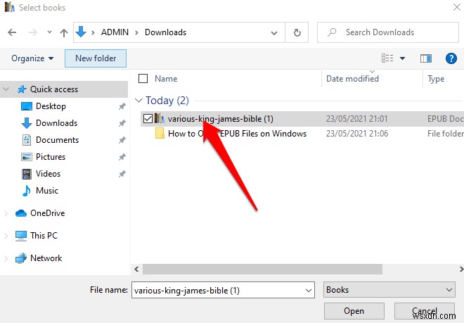 วิธีเปิดไฟล์ EPUB บน Windows 