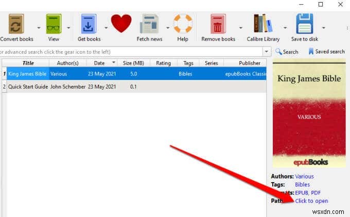 วิธีเปิดไฟล์ EPUB บน Windows 