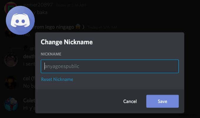 วิธีการเปลี่ยนชื่อเล่นของคุณใน Discord