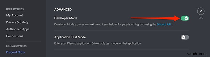 วิธีเปิดใช้งานและใช้โหมดนักพัฒนาซอฟต์แวร์บน Discord