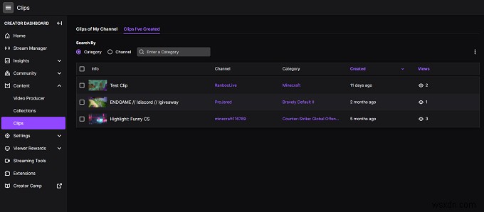 วิธีดาวน์โหลด Twitch Clips 