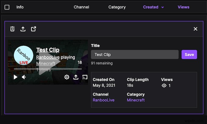 วิธีดาวน์โหลด Twitch Clips 