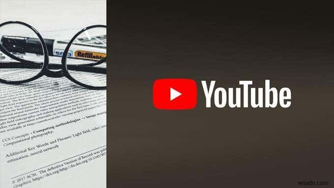 วิธีอ้างอิงวิดีโอ YouTube ใน MLA และ APA 