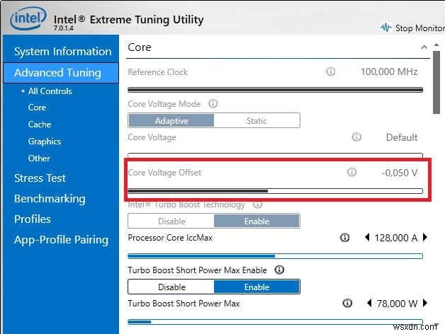 วิธี Undervolt ซีพียูใน Windows 10 