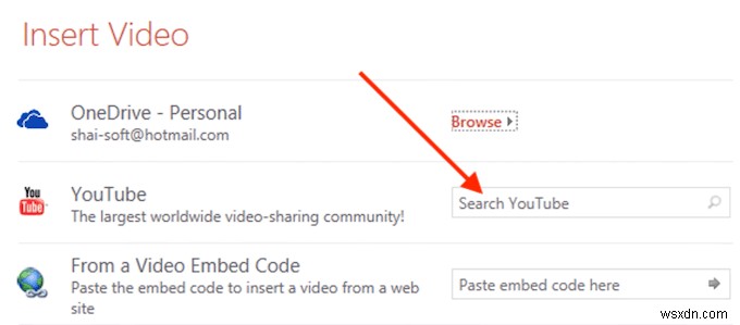 วิธีฝังวิดีโอ YouTube ใน PowerPoint 