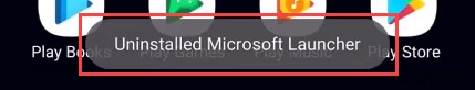 วิธีปิด Microsoft Launcher บน Android 
