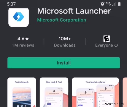 วิธีปิด Microsoft Launcher บน Android 