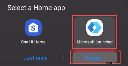 วิธีปิด Microsoft Launcher บน Android 