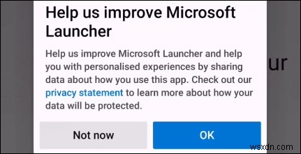 วิธีปิด Microsoft Launcher บน Android 