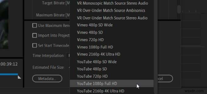 วิธีการส่งออกวิดีโอจาก Premiere Pro ไปยังโซเชียลมีเดีย 