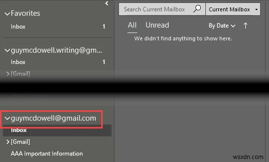 วิธีตั้งค่า Gmail IMAP ใน Outlook 