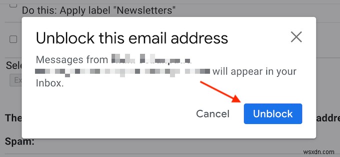 วิธีบล็อกอีเมลใน Gmail 