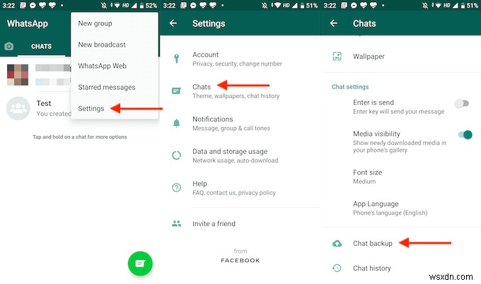 วิธีคืนค่า WhatsApp จาก Google Drive 