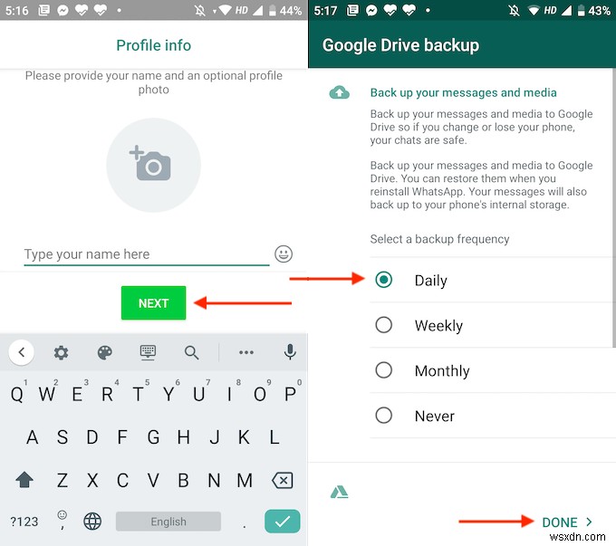 วิธีคืนค่า WhatsApp จาก Google Drive 