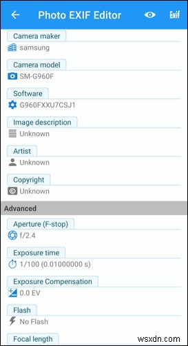 ดูข้อมูลเมตาของ Photo EXIF ​​บน iPhone, Android, Mac และ Windows 