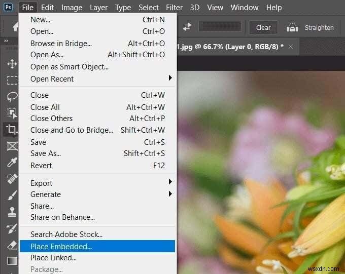 วิธีการปรับขนาด รวม และรวมเลเยอร์ใน Photoshop 