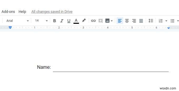 วิธีสร้างแบบฟอร์ม Google Docs ที่กรอกได้ด้วย Tables 