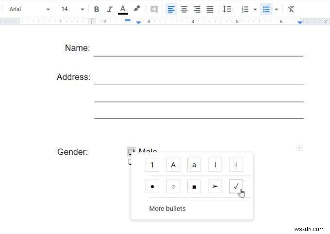 วิธีสร้างแบบฟอร์ม Google Docs ที่กรอกได้ด้วย Tables 