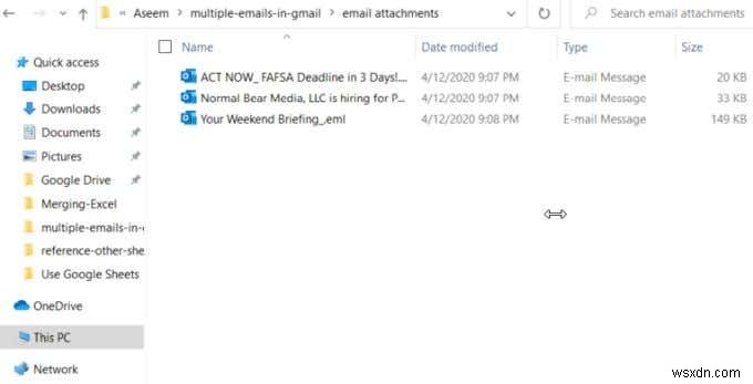 วิธีส่งต่ออีเมลหลายฉบับใน Gmail